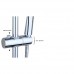 Meiyiu Replacement ABS Chrome Shower Rail Head Slider Holder Adjustable Bracket Bathroom Accessories Aperture 22mm - B07H2WPNGT